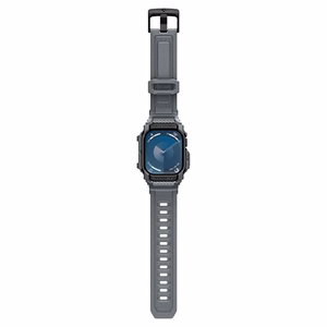Spigen Rugged Armor apvalks Apple Watch 10 46mm pulkstenim - pelēks