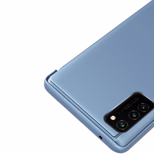 Clear View atverams viedtālruņa apvalks Samsung Galaxy A03s (166.5) melna
