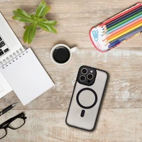 VARIETE MAG COVER Viedtālruņa apvalks saderīgs ar MagSafe SAMSUNG A56 - melns (m)