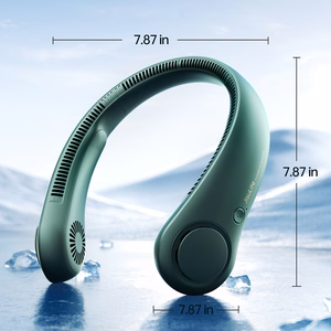 Jisulife Life3 pārnēsājams USB kakla ventilators, zaļš