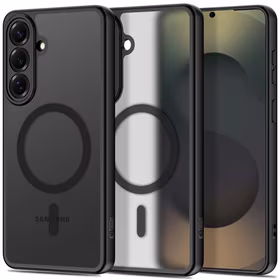 Tech-Protect BasicMag MagSafe Maciņš for Samsung Galaxy S26 - caurspīdīgs melns