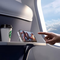 Dudao K28S 20W PD 5000mAh Portatīvais lādētājs ar Magnētisko funkciju un statīvu - sudraba