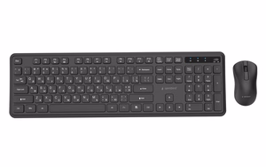 GEMBIRD KBS-WPS-01-CYRL bezvadu tastatura un pele, kirilica, melna