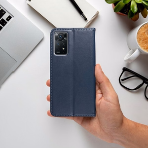 SMART MAGNETO grāmatas tipa viedtālruņa apvalks REALME NOTE 70 tumši zils