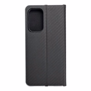 Viedtālruņa apvalks LUNA Book Carbon for SAMSUNG A53 5G - melns (m)