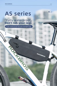 Rockbros AS-043 Velcro velosipēda soma, 3l - melna