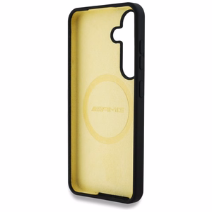 AMG Oversize Rhombs MagSafe Case for Samsung Galaxy S25 - Black