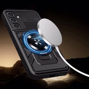 Defender Armor Mag vāciņš priekš Samsung Galaxy S26 melns