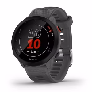 Garmin Forerunner 55 – GPS viedpulkstenis, MIP, 42 mm, pelēks