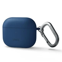 Uniq Nexo apvalks AirPods 3 + silikona ausu āķi - zils