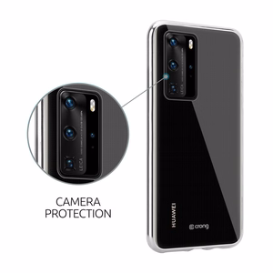Crong Crystal Slim vāciņš ierīcei Huawei P40, caurspīdīgs