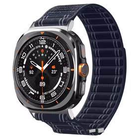SPIGEN WBF0 siksniņa SAMSUNG GALAXY WATCH ULTRA 2024 / 2025 (47 MM) tumši zils