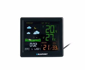 Blaupunkt meteoroloģiskā stacija WS25BK, melna
