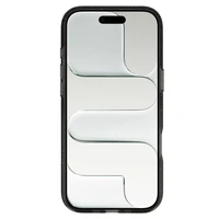 Mirdzošs magnētiskais viedtālruņa apvalks Iphone 17 Air, melns, caurspīdīgs