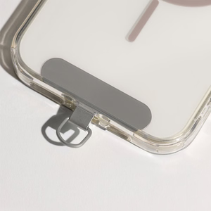 Phone insert metallic sudraba