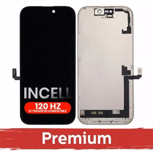 LCD Display Compatible iPhone 17 Black (120Hz / INCELL / Premium) /*Removable IC*/