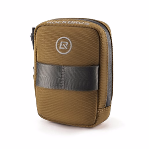 Rockbros F006 velosipēda sēdekļa soma 0.35 l - brūna