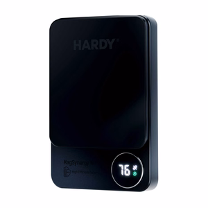 3mk HARDY MagSynergy Ni+ 5 000mAh 22.5W Portatīvais lādētājs ar USB 1C1L - melns