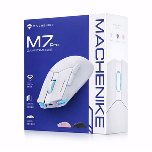 Machenike M7 Pro Bezvadu spēļu pele - balts