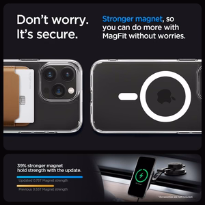 Spigen Ultra Hybrid Mag viedtālruņa apvalks ar MagSafe iPhone 15 Pro - balts