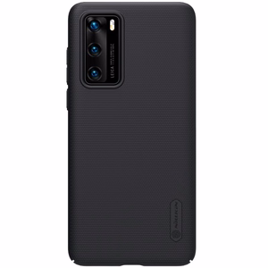 Nillkin Super Frosted Shield vāciņš ierīcei Huawei P40, melns
