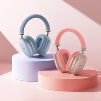 HOCO bezvadu bluetooth austiņas W35 Max rozā