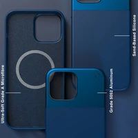 ATOM STUDIOS maciņš SPLIT SILICONE MAGSAFE IPHONE 13 PRO MAX zils