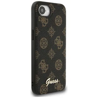 Guess Peony Script Logo magnētiskais viedtālruņa apvalks iPhone 16e - melns