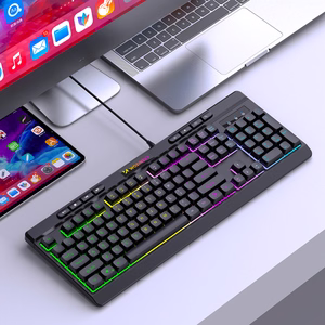 Wozinsky WKG-1044 Wired Backlit Membrane Gaming Keyboard - Black