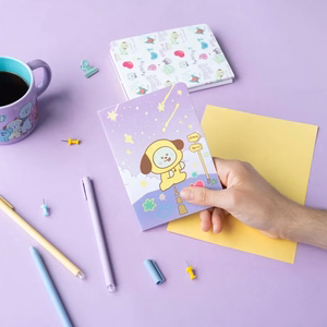 BT21 CHIMMY A6 piezīmju grāmatiņu komplekts, 3 gab.