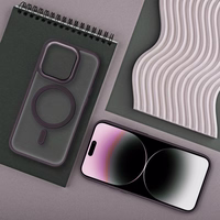 MATTE MAG COVER viedtālruņa apvalks, saderīgs ar MagSafe, IPHONE 16 Pro violeta