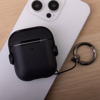 Futrālis austiņām Airpods / Airpods 2 melns