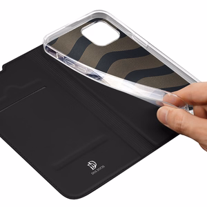 Чехол Dux Ducis Skin Pro Holster с откидной крышкой для iPhone 14 Plus чёрный