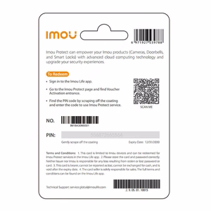 IMOU Protect Basic dāvanu karte (gada abonements)
