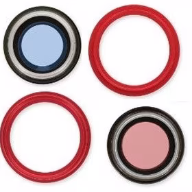 iPhone 14/14 Plus lens for camera with frame Red (2pcs) ORG