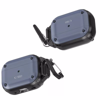 Tech-Protect Rough Hook viedtālruņa apvalks ar karabīni Apple AirPods Pro 1 / 2 - zils