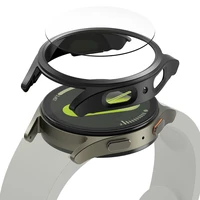 Ringke Slim un rūdītā stikla apvalks + stikla komplekts Samsung Galaxy Watch 7 44mm - melns