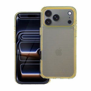 Чехол для iPhone 17 PRO MAX Matrix Clear жёлтый
