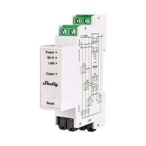 Shelly PRO 3EM 120A 2-Phase Energy Meter, WiFi/Bluetooth