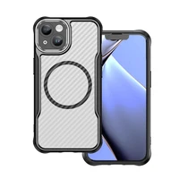 Defender Carbon Mag apvalks iPhone 13 6,1" melns