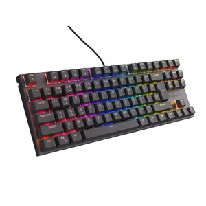 Genesis THOR 303 Mechanical Gaming Keyboard Wired US Outemu Peach Silent Black