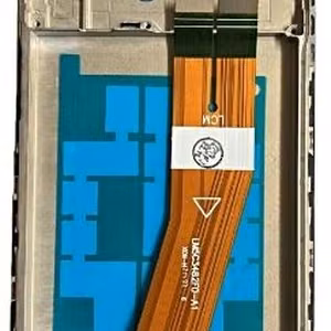 LCD ekrāns Samsung A037G A03s 2021 (lielā izmēra Eiropas versija) ar skārienjutīgo ekrānu un rāmi melns oriģināls