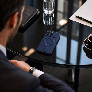 Luxgrip Mag maciņš iPhone 17 6,3", tumši zils
