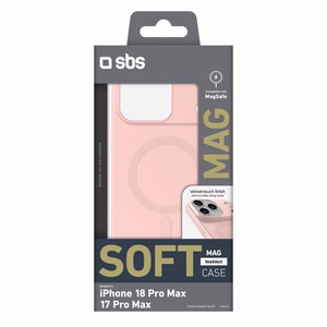 Rozā SBS Instinct Mag vāciņš ar MagSafe saderību iPhone 18 Pro Max / 17 Pro Max