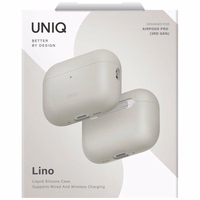 Uniq Lino silikona apvalks AirPods Pro - bēšs