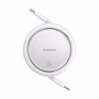 Baseus Free2Pull izbīdāmais kabelis USB-C / Lightning 20W 1m - balts