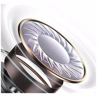 Bluetooth austiņas USAMS Echo E03 TWS bezvadu tumšs