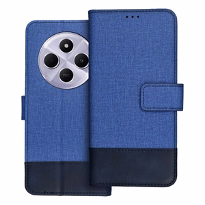 GOMMA grāmatas tipa viedtālruņa apvalks Xiaomi Redmi 14C zils