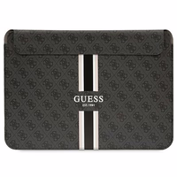 Guess 4G Printed Stripes apvalks 16" klēpjdatoram - melns