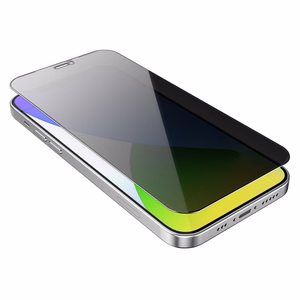 Borofone BF7 Diamond Armor Anti-spy rūdīts stikls iPhone 12 Pro Max (10 gab. komplekts)